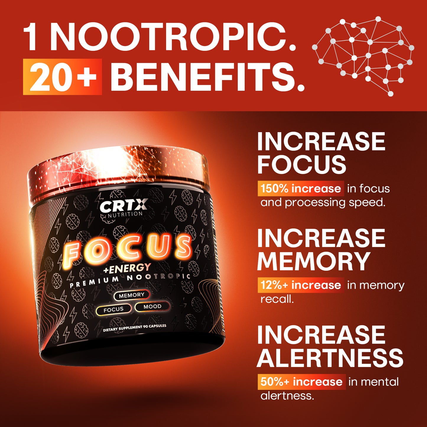 CRTX Ultimate Brain Bundle (2 Products Per Pack)